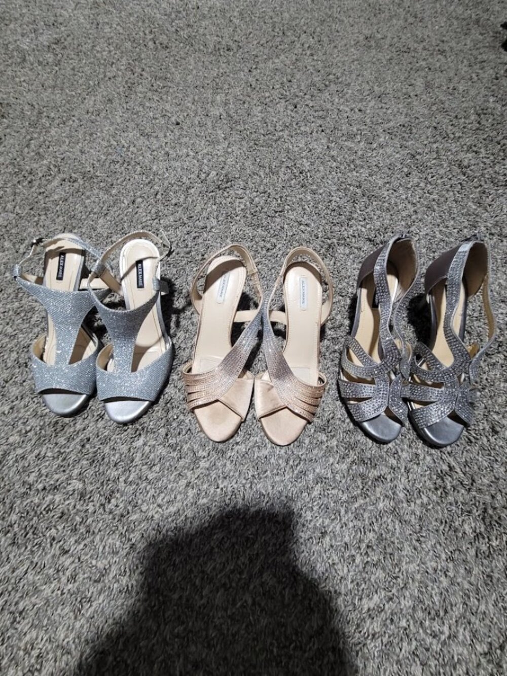 3 Pairs of Alex Marie Heels - 2.5-inch heel